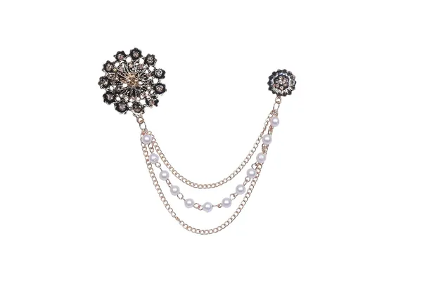 Chain_Brooch_Laple_Pin_for_Men_Suits,_Metal_Suit_Stud,_Shirt_Studs,_Suit_Accessories_for_Men_Women_on_Wedding,Anniversary,Dinner_Parties._(Black)