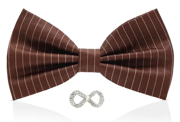 Random_Stripe_Bow_Tie_For_Men_With_Stylish_Brooch_Self-Lining_Micro_Fiber_BowTie