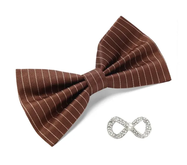 Random_Stripe_Bow_Tie_For_Men_With_Stylish_Brooch_Self-Lining_Micro_Fiber_BowTie