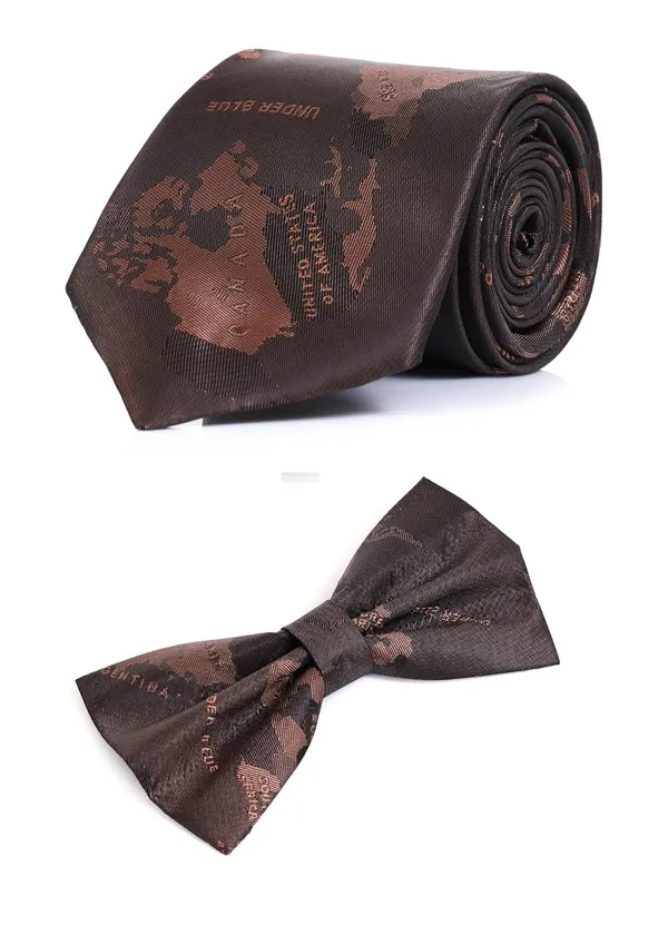 Necktie_With_Bow_Set_For_Men_Premium_Colors_Perfect_Combo_Luxurious_Jacquard_Weave