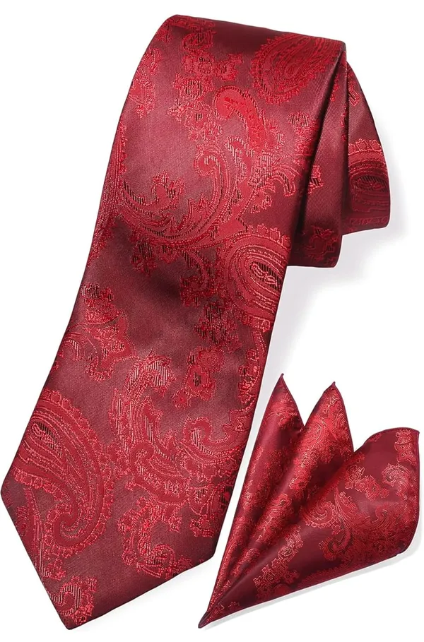 Random_Stripe_Men_Necktie_With_Pocket_Square_Jacquard_Fabric_(1_Tie,_1_Pocket_Square)
