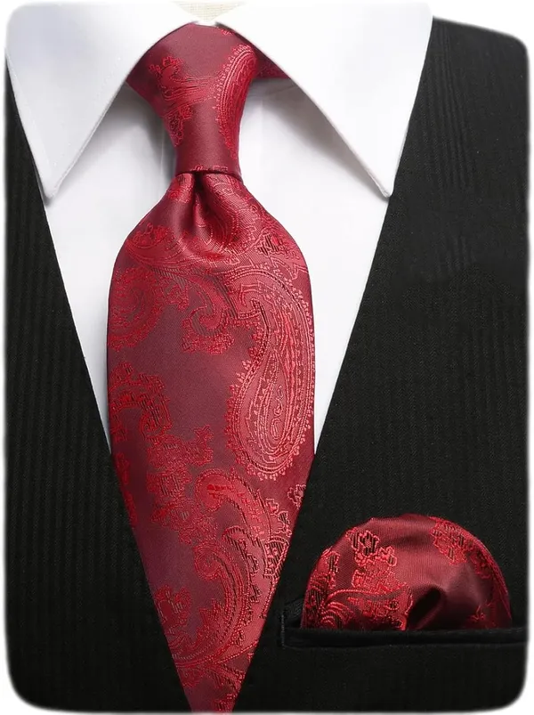 Random_Stripe_Men_Necktie_With_Pocket_Square_Jacquard_Fabric_(1_Tie,_1_Pocket_Square)