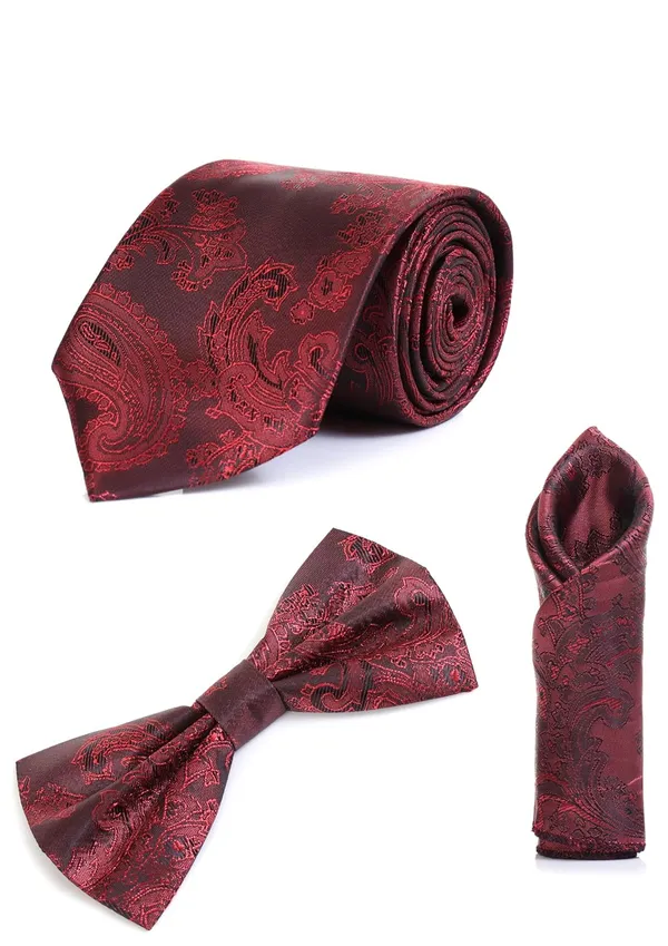 3-in-1_Combo_Set_�_Includes_1_Necktie,_1_Pre-tied_Bow_Tie,_and_1_Pocket_Square.