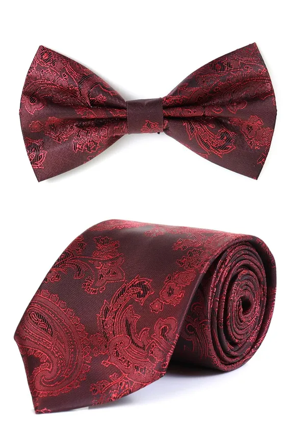 3-in-1_Combo_Set_�_Includes_1_Necktie,_1_Pre-tied_Bow_Tie,_and_1_Pocket_Square.