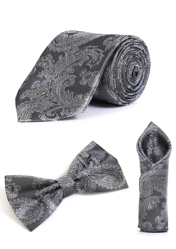 3-in-1_Combo_Set_�_Includes_1_Necktie,_1_Pre-tied_Bow_Tie,_and_1_Pocket_Square.