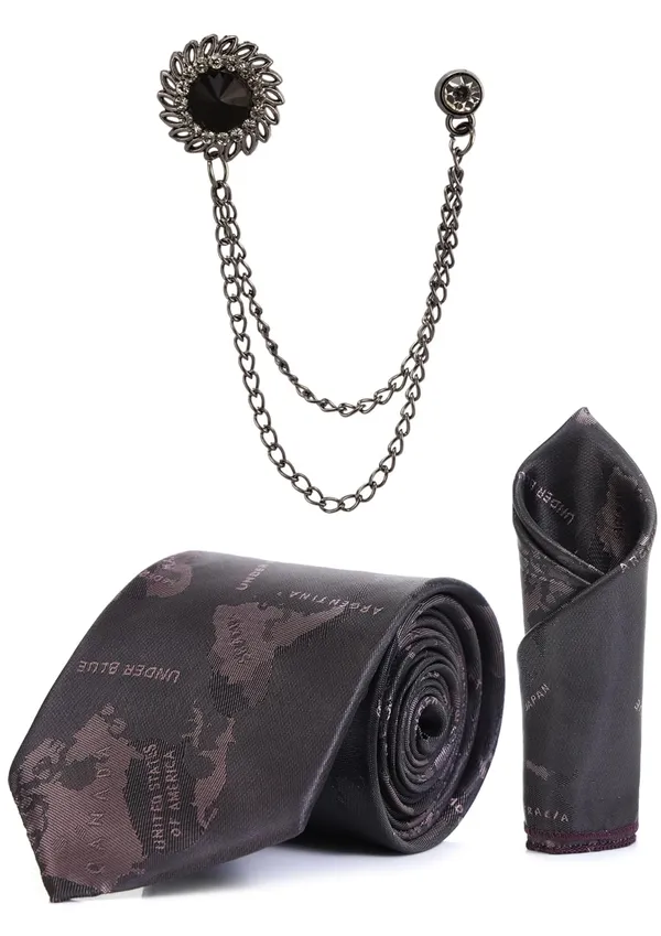 Men_Necktie_Set_With_Pocket_Square_&_Double_Chain_Stylish_Brooch_(Pack_of_3)_Formal_Combo