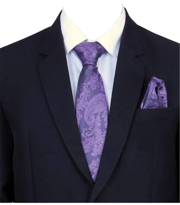 Men_Paisley_Necktie,_Bow_Tie_&_Pocket_Square_Set_�_13_Colors_Stylish_Paisley_Pattern_�_Classic_paisley_design_adds_luxury