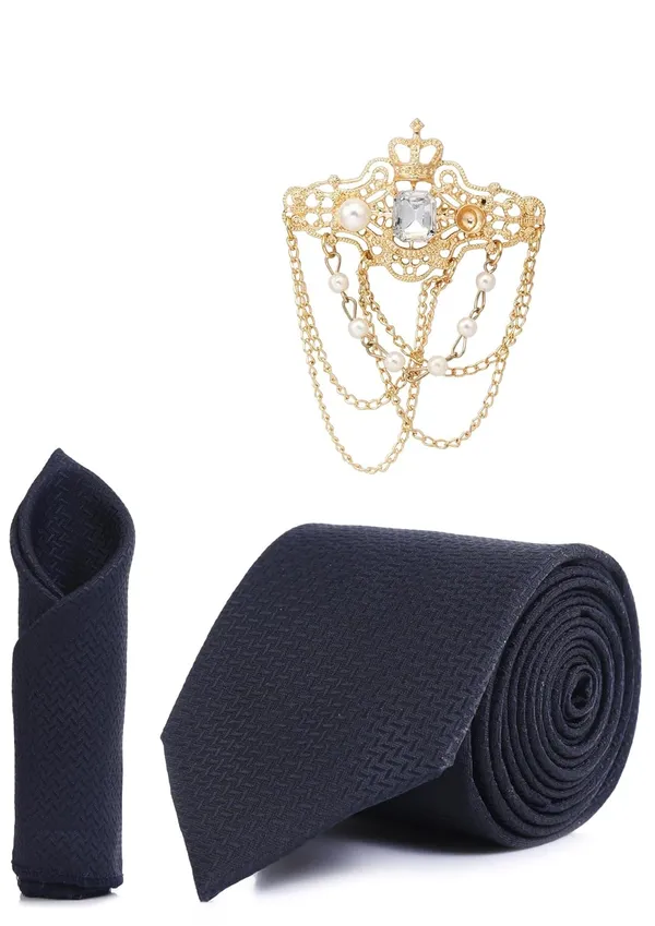 Necktie_set_With_Stylish_Brooch_&_Pocket_Square_Formal_Combo_Pack_of_3