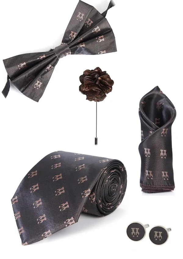 Men's_Premium_5-Piece_Tie_Gift_Set_�_Necktie,_Bow_Tie,_Pocket_Square,_Cufflinks_&_Lapel_Pin_�_Elegant_Formal_Accessories_Combo_(9_Colors)
