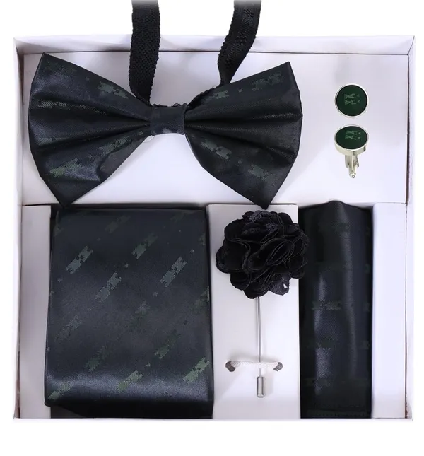 Men's_Premium_5-Piece_Tie_Gift_Set_�_Necktie,_Bow_Tie,_Pocket_Square,_Cufflinks_&_Lapel_Pin_�_Elegant_Formal_Accessories_Combo_(9_Colors)