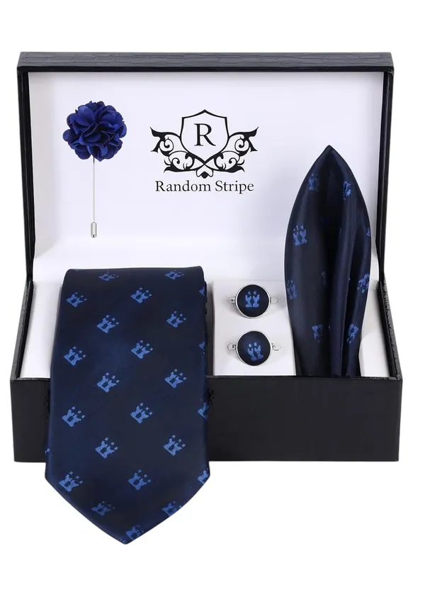Necktie_With_Pocket_Square_&_Cufflink_Set_Complete_Set_For_Gifted_ideas_And_Formal_Dress_Suit