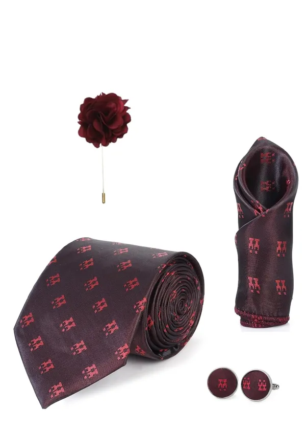 Necktie_With_Pocket_Square_&_Cufflink_Set_Complete_Set_For_Gifted_ideas_And_Formal_Dress_Suit