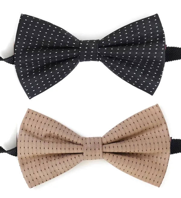Bow_Tie_For_Men_Pack_of_2_Stylish_Elegant_9_Colors_Combo_Polka-Dots_Micro_fiber_Fabric