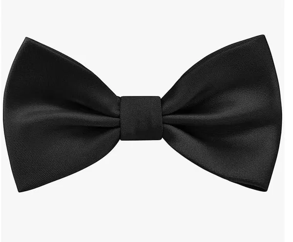 Men's_Premium_Black_Satin_Bow_Tie_with_Royal_Gold_Brooch_Pack_of_2
