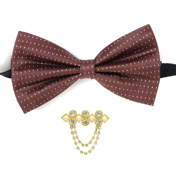 9_Colors_Bow_Tie_with_Premium_Brooch_Combo_|_Adjustable_Neck_Bow_Tie_for_Men