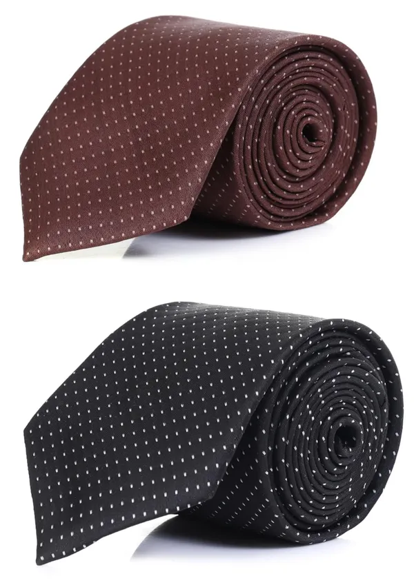 Necktie_For_Men_Polka_Dots_Tie_Pack_of_2