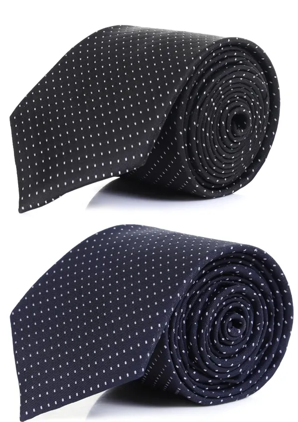 Necktie_For_Men_Polka_Dots_Tie_Pack_of_2