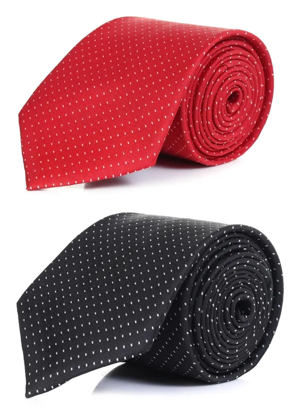 Necktie_For_Men_Polka_Dots_Tie_Pack_of_2
