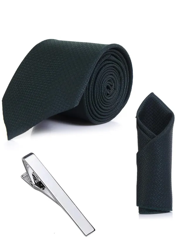 Necktie_With_Pocket_Square_&_Stilish_Silvar_Plated_TiePin_Self-Design_Micro_fiber_Combo_Set_For_Men