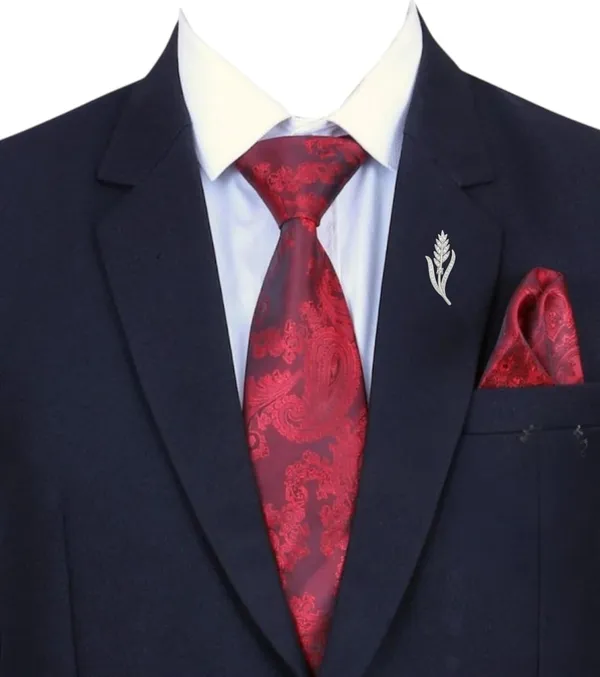 Men_Necktie_Combo_Set_(Tie_+_Bow_Tie_+_Pocket_Square_+_Brooch)_�_13_Elegant_Colors_|_Premium_Formal_look
