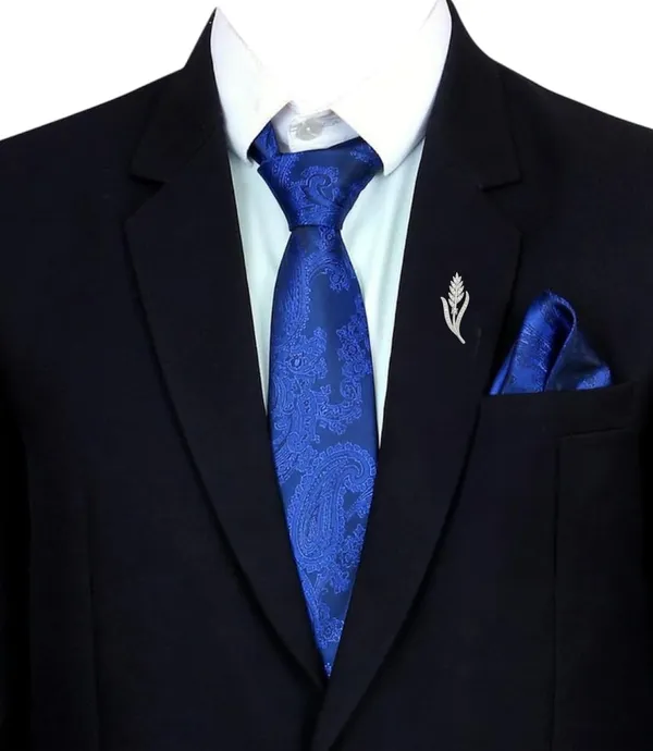 Men_Necktie_Combo_Set_(Tie_+_Bow_Tie_+_Pocket_Square_+_Brooch)_�_13_Elegant_Colors_|_Premium_Formal_look