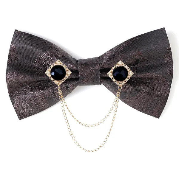 Premium_Designer_Red_Bow_Tie_with_Gold_Chain_&_Gem_Brooch_|_Luxury_Party,_Wedding_&_Formal_Wear_Accessory_for_Men