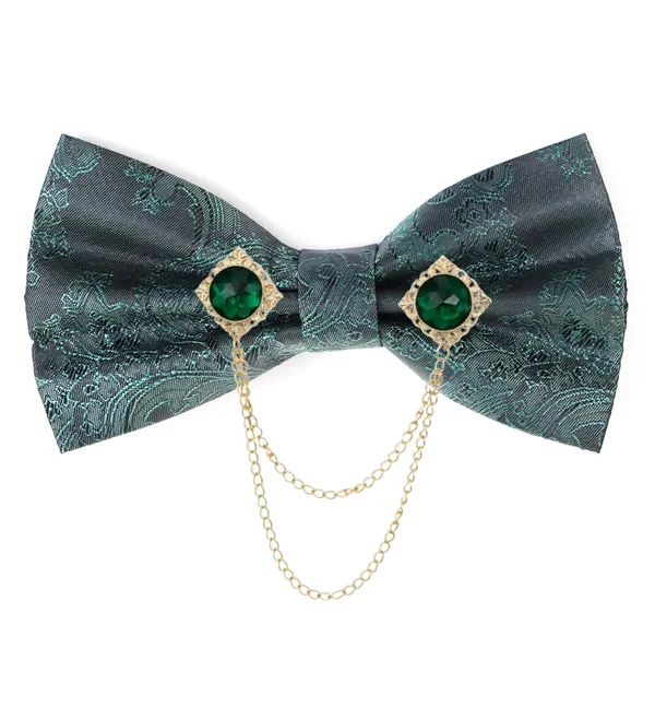 Premium_Designer_Red_Bow_Tie_with_Gold_Chain_&_Gem_Brooch_|_Luxury_Party,_Wedding_&_Formal_Wear_Accessory_for_Men