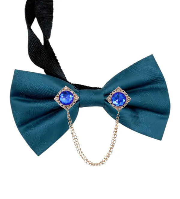 Premium_Designer_Red_Bow_Tie_with_Gold_Chain_&_Gem_Brooch_|_Luxury_Party,_Wedding_&_Formal_Wear_Accessory_for_Men