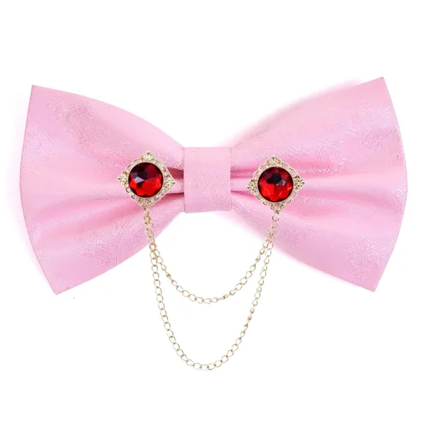 Premium_Designer_Red_Bow_Tie_with_Gold_Chain_&_Gem_Brooch_|_Luxury_Party,_Wedding_&_Formal_Wear_Accessory_for_Men