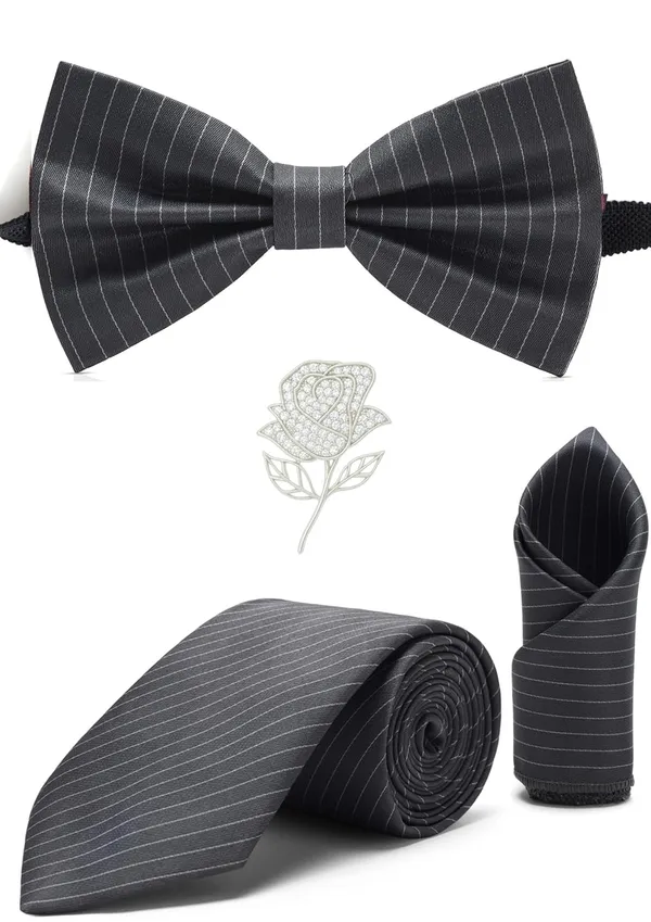 Men_7_Colors_Combo_Necktie,_Bow_Tie,_Pocket_Square_&_Brooch_Set_�_Premium_Formal_Accessories_for_Wedding,_Party_&_Business
