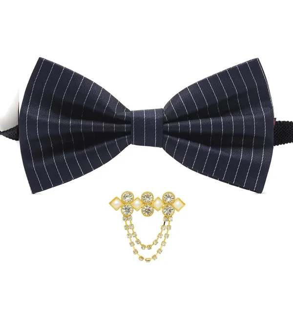 Bow_Tie_For_Men_With_Stylish_Brooch_9_Attractive_Colors_bow_tie_combo_set