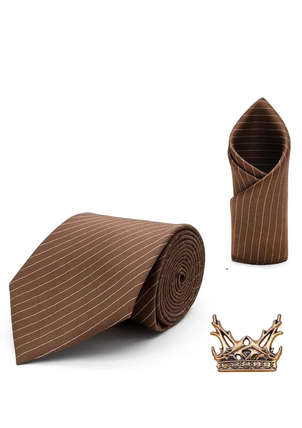 Necktie_Set_For_men_with_Stylish_Black_Gold_Polish_brooch_&_Pocket_Square_with_Gifted_Box_(Pack_of_3)
