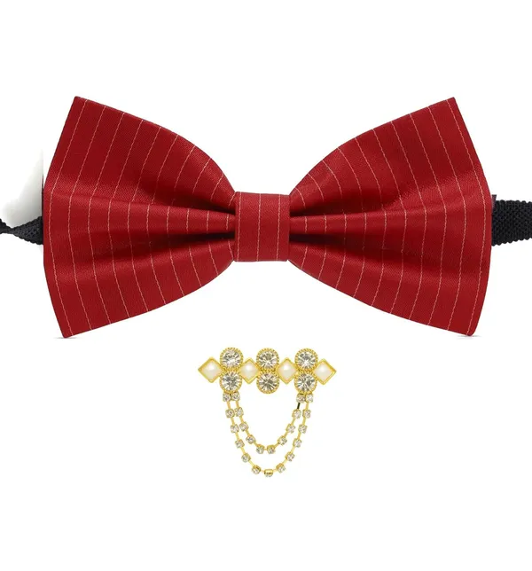 Bow_Tie_For_Men_With_Stylish_Brooch_9_Attractive_Colors_bow_tie_combo_set