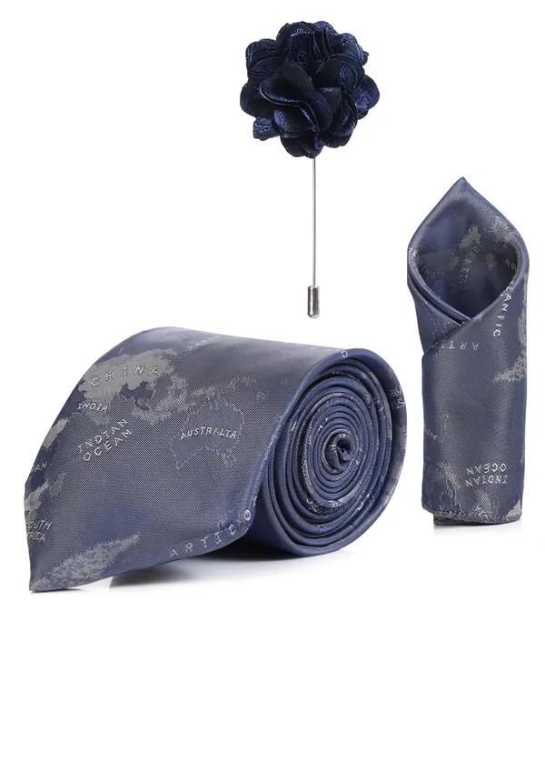 Random_Stripe_Necktie_Gift_Set_for_Men_Tie,_Bow_Tie,_Pocket_Square,_Lapel_Pin_&_Cufflinks_Party_&_Formal_Wear_(12_Colors_Available)