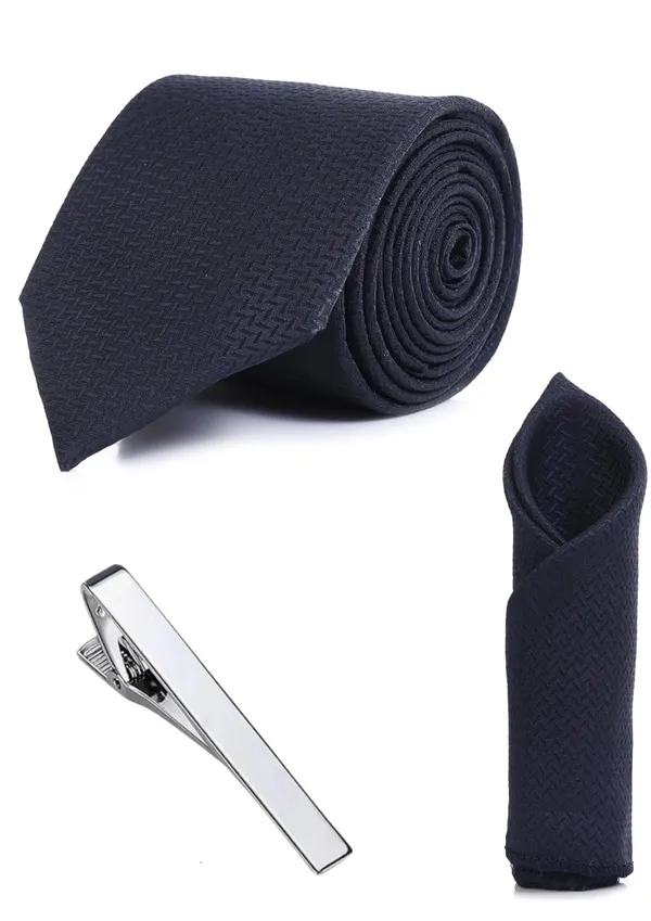 Necktie_With_Pocket_Square_&_Stilish_Silvar_Plated_TiePin_Self-Design_Micro_fiber_Combo_Set_For_Men