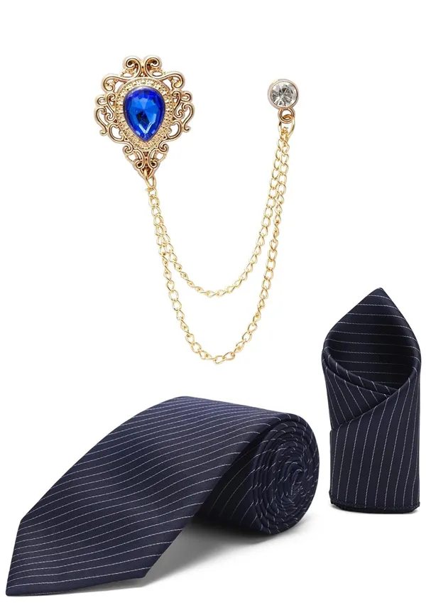 Men_Pinstripe_Satin_Tie,_Pocket_Square_&_Brooch_Combo_Set_Formal,_Wear_Available_in_7_Colors