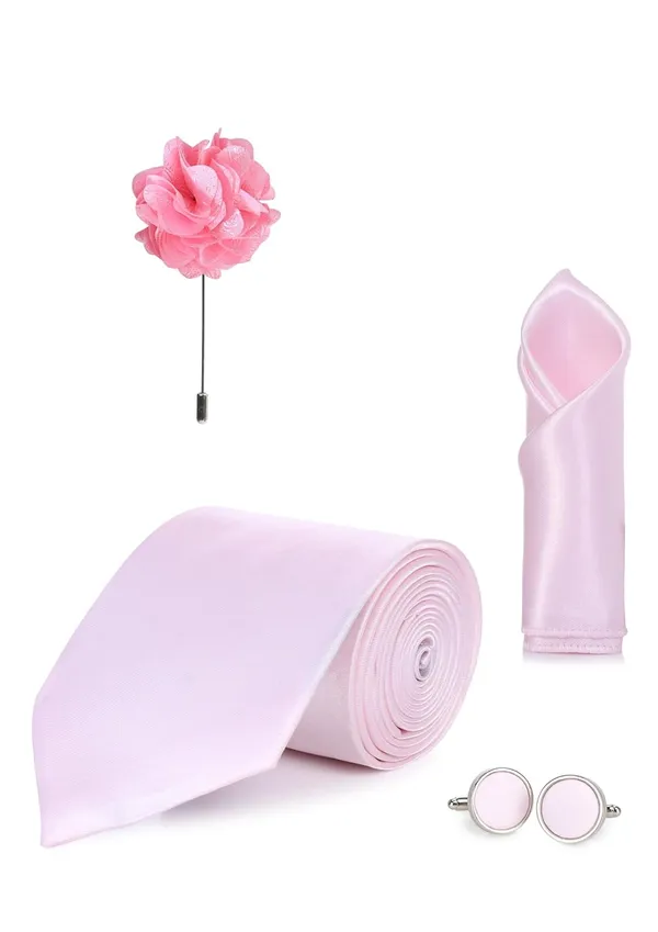 Premium_Satin_Necktie_Gift_Set_for_Men_�_Tie,_Pocket_Square,_Cufflinks_&_Lapel_Pin_|_10_Elegant_Colors_|_Perfect_for_Wedding,_Party_&_Office_Wear