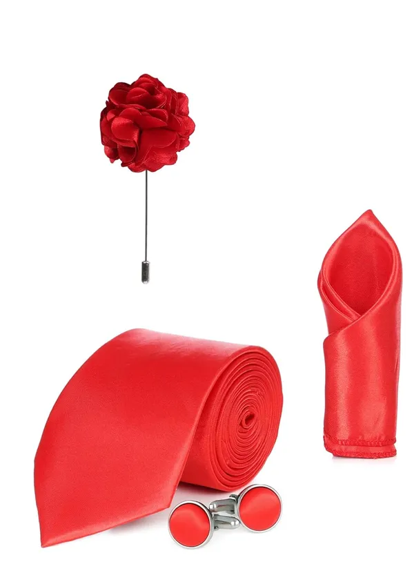 Premium_Satin_Necktie_Gift_Set_for_Men_�_Tie,_Pocket_Square,_Cufflinks_&_Lapel_Pin_|_10_Elegant_Colors_|_Perfect_for_Wedding,_Party_&_Office_Wear