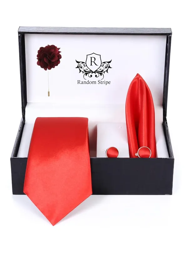 Premium_Satin_Necktie_Gift_Set_for_Men_�_Tie,_Pocket_Square,_Cufflinks_&_Lapel_Pin_|_10_Elegant_Colors_|_Perfect_for_Wedding,_Party_&_Office_Wear