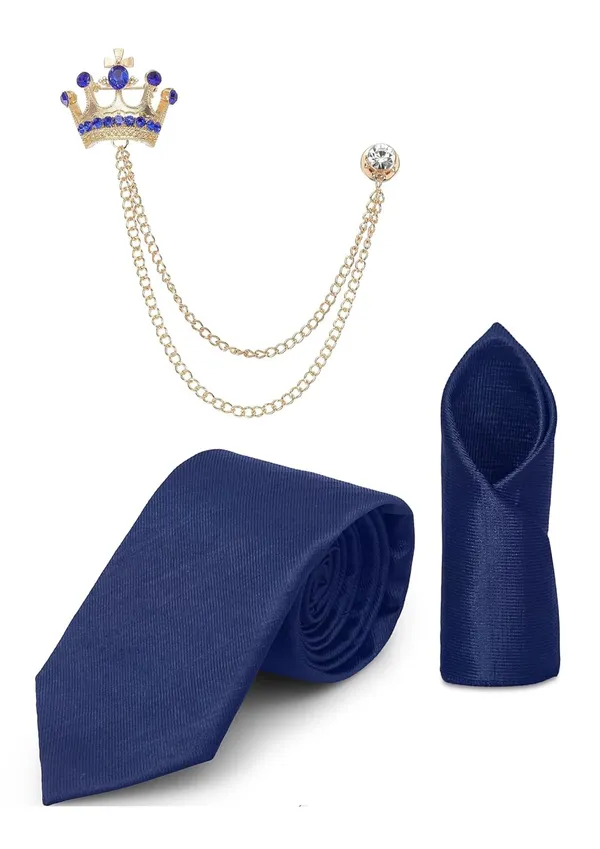 Premium_Necktie,_Pocket_Square_&_Crown_Brooch_Combo_Set_for_Men_�_13_Stylish_Colors