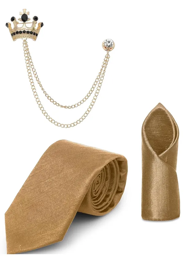 Premium_Necktie,_Pocket_Square_&_Crown_Brooch_Combo_Set_for_Men_�_13_Stylish_Colors