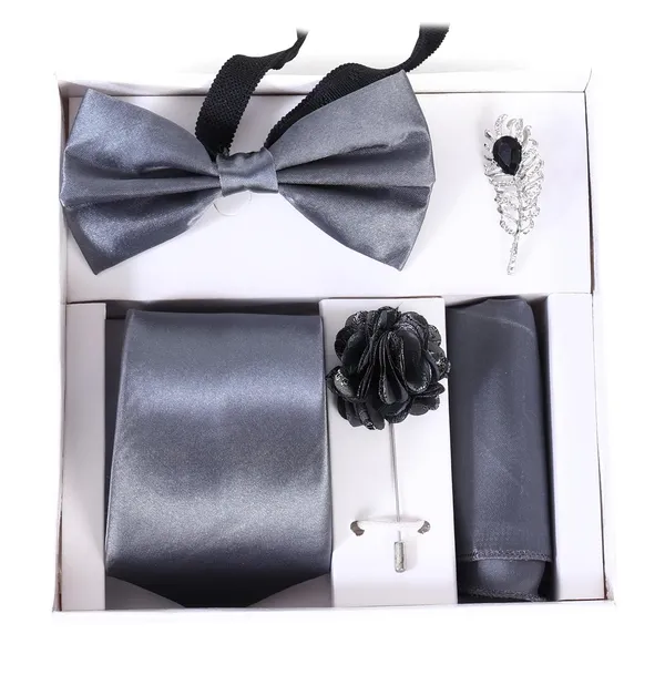 Men_Luxury_Satin_Necktie_Gift_Set_�_9_Colors_|_Includes_Tie,_Bow_Tie,_Pocket_Square,_Brooch_&_Lapel_Pin