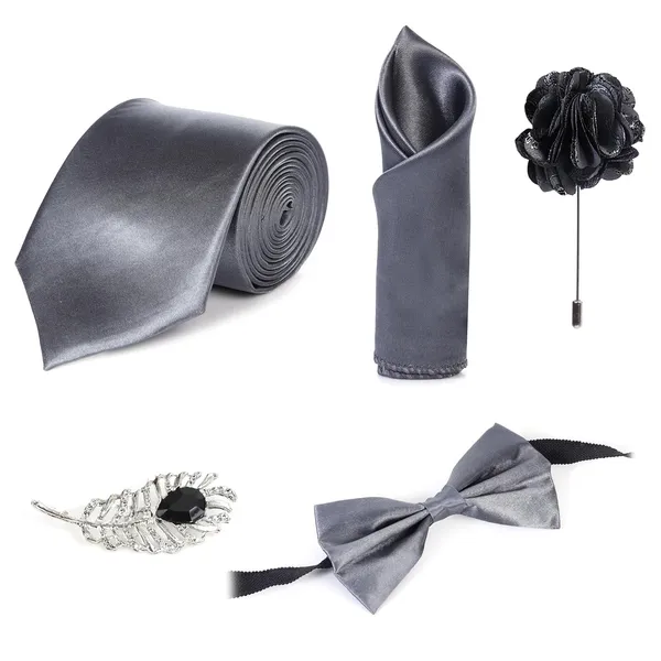 Men_Luxury_Satin_Necktie_Gift_Set_�_9_Colors_|_Includes_Tie,_Bow_Tie,_Pocket_Square,_Brooch_&_Lapel_Pin