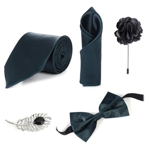 Men_Luxury_Satin_Necktie_Gift_Set_�_9_Colors_|_Includes_Tie,_Bow_Tie,_Pocket_Square,_Brooch_&_Lapel_Pin