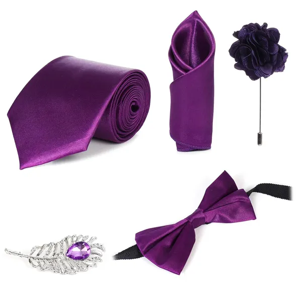 Men_Luxury_Satin_Necktie_Gift_Set_�_9_Colors_|_Includes_Tie,_Bow_Tie,_Pocket_Square,_Brooch_&_Lapel_Pin