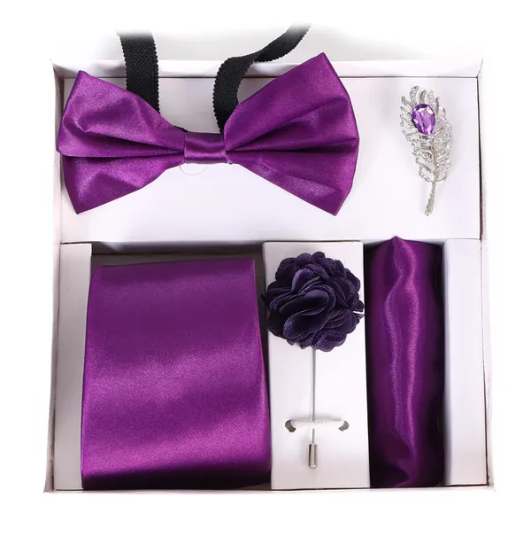 Men_Luxury_Satin_Necktie_Gift_Set_�_9_Colors_|_Includes_Tie,_Bow_Tie,_Pocket_Square,_Brooch_&_Lapel_Pin