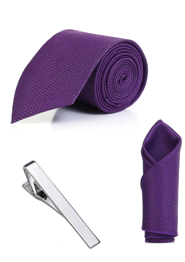 Necktie_With_Pocket_Square_&_Stilish_Silvar_Plated_TiePin_Self-Design_Micro_fiber_Combo_Set_For_Men