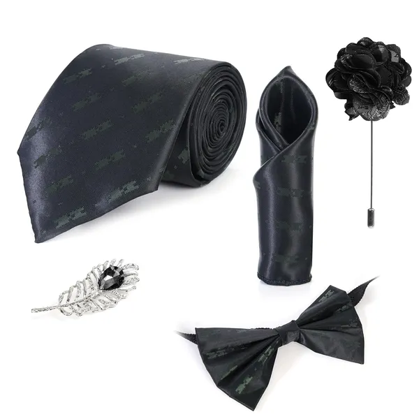 Men_Premium_Necktie_Gift_Set_�_9_Colors_|_Includes_Necktie,_Bow_Tie,_Pocket_Square,_Lapel_Pin_&_Brooch_|