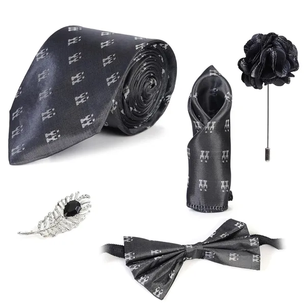 Men_Premium_Necktie_Gift_Set_�_9_Colors_|_Includes_Necktie,_Bow_Tie,_Pocket_Square,_Lapel_Pin_&_Brooch_|