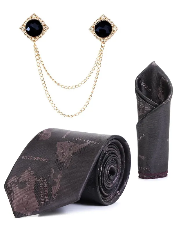 Premium_Men's_Maroon_Tie_Combo_Set_|_Necktie,_Pocket_Square,_Brooch,_Lapel_Pin_&_Cufflinks_Gift_Set_for_Men_|_Wedding_&_Formal_Wear_Accessories_(12_Colors_Available)